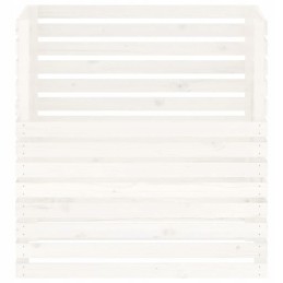 Medinis komposteris, 100x100x102 cm, baltas