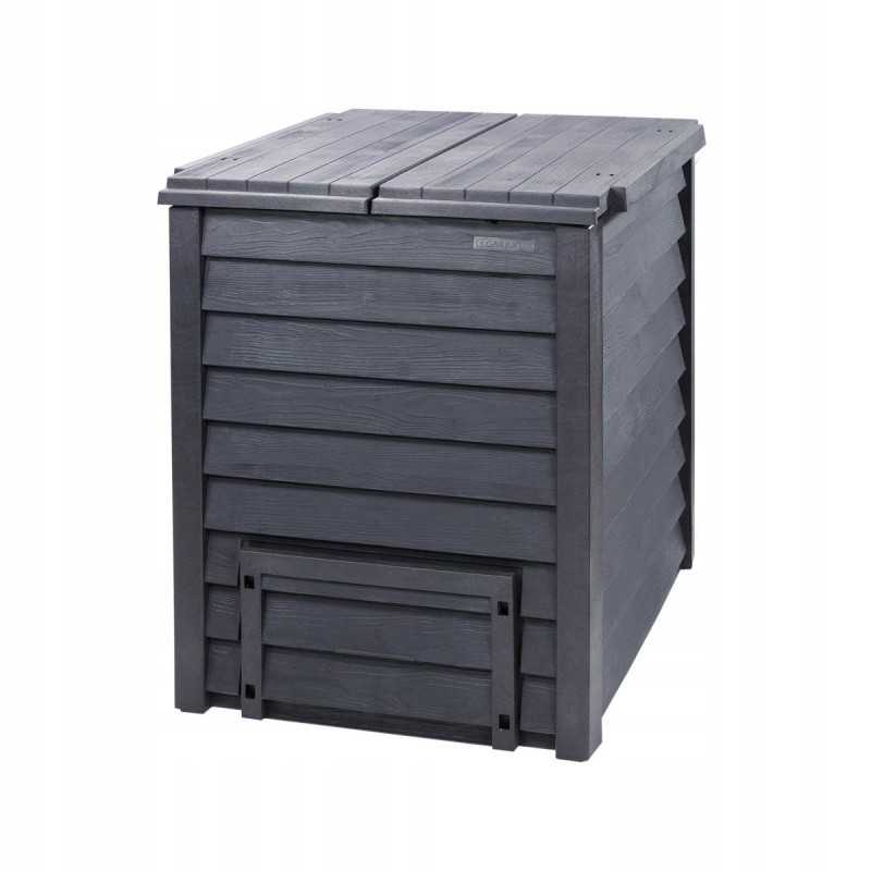 600l termo-medžio komposteris, pilka garantija