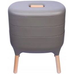 Urbaliveworm ferma, šviesus antracitas