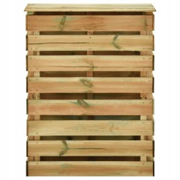 Vidaxl lentjuosčių komposteriai 3 vnt 80x50x100 cm impregnuota pušis