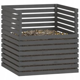 Pilkas komposteris 100x100x102 cm medžio masyvo