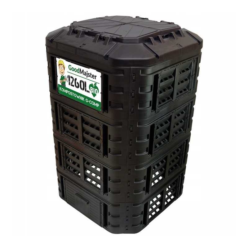 Modulinis komposteris 1260l juodas g-comp Polish
