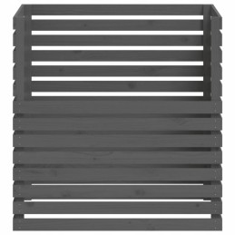 Komposteris, pilkas, 100x100x102 cm, pušies masyvo