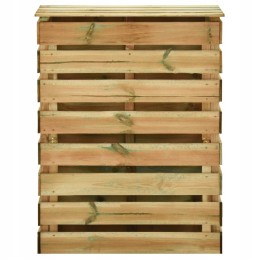 Komposteriai iš lentjuosčių, 2 vnt, 80x50x100cm, impregnuota pušis