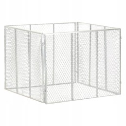 Sodo komposteris 100x100x77 cm cinkuotas lumarko lygintuvas