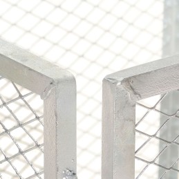 Sodo komposteris 100x100x77 cm cinkuotas lumarko lygintuvas