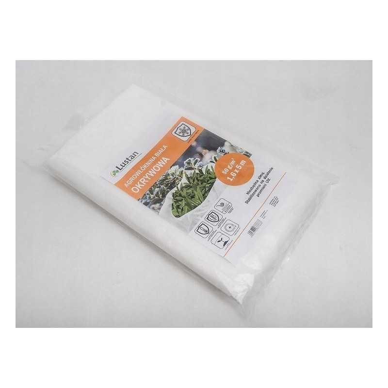 Agrotekstilė 50g balta 1,6*5m