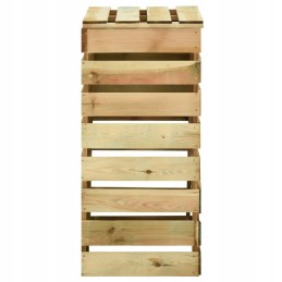 Vidaxl lentjuosčių komposteriai 4 vnt 80x50x100cm impregnuota pušis