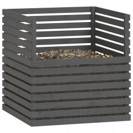 Medinis komposteris 100x100x102 cm, pilkas