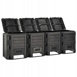 Sodo komposteris juodas 1600 l