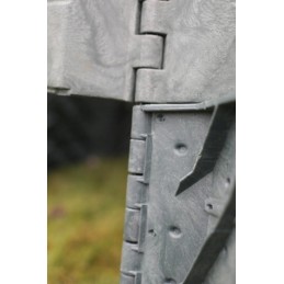 Termokomposteris 1400l eco 100, ištisus metus, atsparus šalčiui, uždaras, žalias