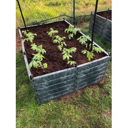 Termokomposteris 1400l eco 100, ištisus metus, atsparus šalčiui, uždaras, žalias