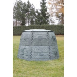 Termokomposteris 2000l eco 100, ištisus metus, atsparus šalčiui, uždaras, žalias