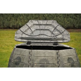 Termokomposteris 1050l eco 100, ištisus metus, atsparus šalčiui, uždaras, žalias