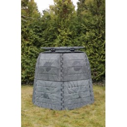 Termokomposteris 1050l eco 100, ištisus metus, atsparus šalčiui, uždaras, žalias