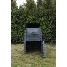 Termokomposteris 1050l eco 100, ištisus metus, atsparus šalčiui, uždaras, žalias