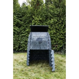 Termokomposteris 450l eco 100, ištisus metus, atsparus šalčiui, uždaras, žalias