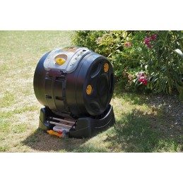 2 viename komposterio būgnas, juodas