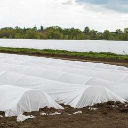 ☘️Agrotekstilės spyruoklinis kilimėlis 17g storio tvirtas atsiliekantis 5x3,2m balta danga☘️