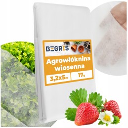 ☘️Agrotekstilės spyruoklinis kilimėlis 17g storio tvirtas atsiliekantis 5x3,2m balta danga☘️