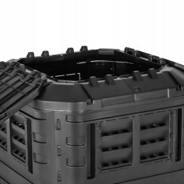 Modular garden composter for organic waste 90 x 90x145 cm 1120 l