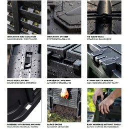 1260l komposteris, stiprus ištisus metus veikiantis multikomposteris