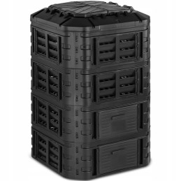 Modular garden composter for organic waste 90 x 90 x 145 cm 1120 l
