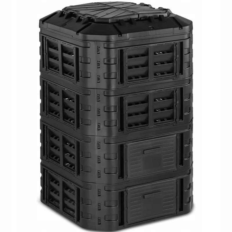 Modular garden composter for organic waste 90 x 90 x 145 cm
