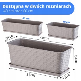 Balkona puķu pods parūpēsies par jūsu ziediem