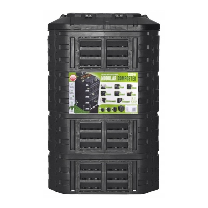 Moduļu kompostētājs visu gadu eco xxl poļu kompostētājs 1260 litri