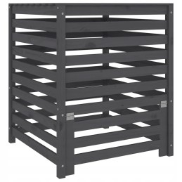 Pelēks kompostētājs 82 5x82 5x99 5 cm priedes masīvkoks