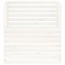 Balts kompostētājs 100x100x102cm priedes koks