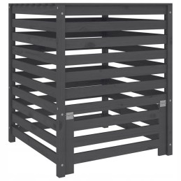 Composter gray 82 5x82 5x99 5 cm solid wood