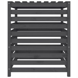 Composter gray 82 5x82 5x99 5 cm solid wood