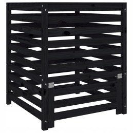 Composter black 82 5x82 5x99 5 cm solid wood