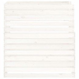 Balts kompostētājs 100x100x102 cm masīvkoka