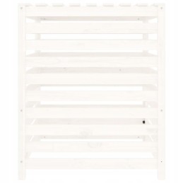 Composter white 82 5x82 5x99 5 cm solid wood