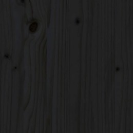 Black composter 100x100x102 cm solid pine wood