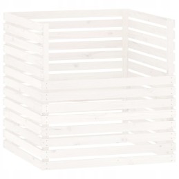 Balts kompostētājs 100x100x102cm priedes koks