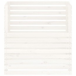 Balts kompostētājs 100x100x102cm priedes koks