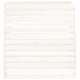 Balts kompostētājs 100x100x102cm priedes koks