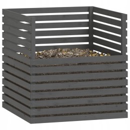 Pelēks kompostētājs 100x100x102 cm masīvkoka