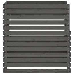 Gray composter 100x100x102 cm solid wood s