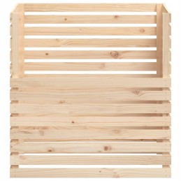 Composter 100x100x102 cm solid pine wood