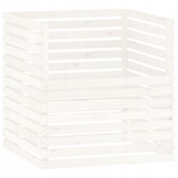 White composter 100x100x102 cm solid wood s