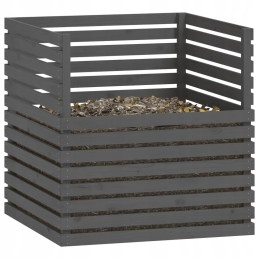 Pelēks kompostētājs 100x100x102 cm masīvkoka
