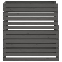 Gray composter 100x100x102 cm solid wood s