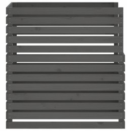 Gray composter 100x100x102 cm solid wood s