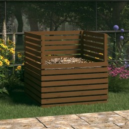Medus kompostētājs brūns 100x100x102 cm lite d