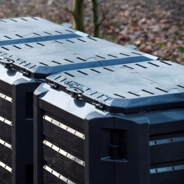 Kompostētājs 1200 l 6071483 black lumarko